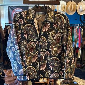 Vintage inspired Floral Patterned Tapestry Jacket